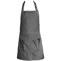 THE ORGANIC COMPANY Garden Apron - Tummanharmaa, 100x74 cm