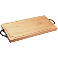 Ronneby Bruk Maestro leikkuulauta pyökki valurautakahva tupla 25x50 cm