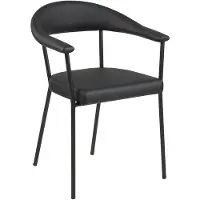 Ebuy24 Ava-tuolit 2 kpl, musta