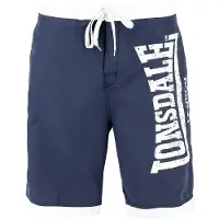Lonsdale Uimashortsit 'Clennell' laivastonsininen / valkoinen