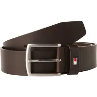 Tommy Hilfiger Vyö 'New Denton' laivastonsininen / tummanruskea / tulenpunainen / valkoinen