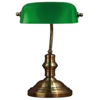 Markslöjd - Bankers Pöytävalaisin 42 cm Vihreä