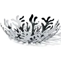 Alessi Fruit Bowl In 18/10 Stainless Steel - Silver - D29CM