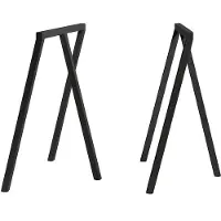 HAY Loop Stand pukkijalat, 2 kpl, musta