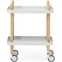 Normann Copenhagen Block pöytä vaaleanharmaa