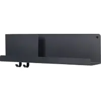 Muuto Folded hylly, musta, keskikokoinen