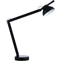 HAY työpöytävalaisin PC Double Arm, himmennettävä, Musta, Työhuone/toimisto, Alumiini, Design