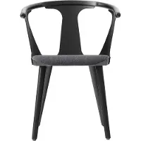 &tradition - In Between SK2 - Fiord 191/Black Lacquered Oak - Ruokapöydän tuolit - Sami Kallio - Puun värinen - Puu/Tekstiili materiaali