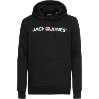 Jack & Jones Jjecorp Old Logo Sweat Hood Noos - Black - S