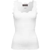 Rosemunde Rwbabette Silk Sl U-Neck Long Lace Top - Cream - S