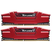 G.Skill Ripjaws V DDR4-2400 - 8GB - CL17 - Dual Channel (2 pcs) - Intel XMP - Punainen