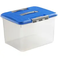 Curver Optima Box Blue 30L med handtag