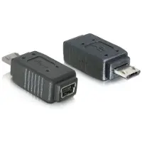 DeLOCK – Adapter USB micro-B male to USB Mini 5 pin female (65063)