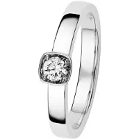 Kohinoor valkokulta Stella 033-240V-19 Timanttisormus 17