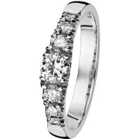 Kohinoor 033-244v-60 Timanttisormus valkokulta Cristal 17