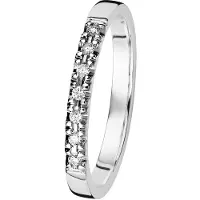 Kohinoor 033-244v-07 Timanttisormus valkokulta Cristal 17½