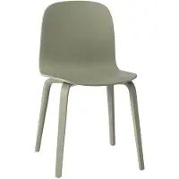Muuto Visu tuoli, puujalat, dusty green