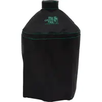 Big Green Egg Suojahuppu Large jalustassa musta