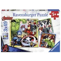 Ravensburger Puzzle: Marvel - The Mighty Avengers (3x49pcs) (8040)