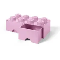 LEGO STORAGE Brick Drawer 8 - Pink - 50X 25X 18CM