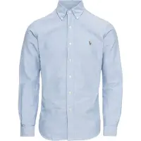 Ralph Lauren for man. 710549084007 Slim Fit Oxford Shirt blue (S), Casual, Cotton, Long sleeve