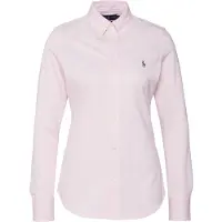 Ralph Lauren for woman. 211664427002 Slim Fit cotton jersey oxford shirt pink (M), Casual, Long sleeve