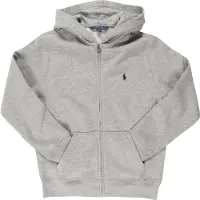Ralph Lauren Fleece Full-Zip Hoodie - Grey - 150-161