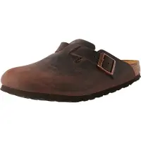 Birkenstock Loafer 'Boston' tummanruskea
