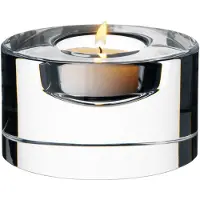 Orrefors - Puck Kynttilälyhty 9,7x5,7 cm Kirkas