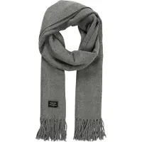 Jack & Jones Jacsolid Woven Scarf - Grey - ONE SIZE