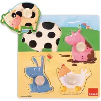 Jumbo Animals 22x22 Cm Puzzle Monivärinen