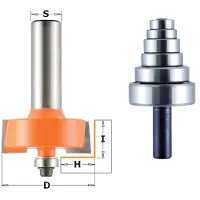 Cmt Huullosjyrsin ; 6 mm; 3,2-12,7 mm; 12,7 mm; 9 osat