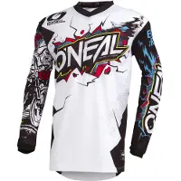 O'Neal Element Villain Jersey Shirt MX-pusero Valkoinen/Musta Miehet, size XL