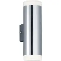 TRIO Ray LED seinävalaisin 2x4W 3000K 16cm IP44 kromi