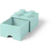 LEGO 4-nastainen vaaleansininen'säilytyspalikkalaatikko 5005714