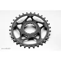 AbsoluteBLACK Round Cannondale Hollowgram Direct Mount Chainring Musta 30t