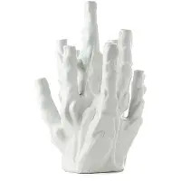 Pols Potten Vase Coral - White - L25X W20X H35CM