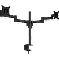 Multibrackets M VESA Deskmount Officeline Dual-pöytäteline kahdelle näytölle 15-30" täysin liikuteltava 16 kg, musta
