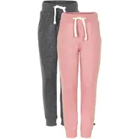 Minymo Basic 37 -Sweat Pant (2-Pack) - Pink - 146