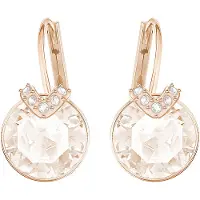Swarovski Korvakoru 'Bella' roseekulta / valkoinen