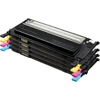 Samsung CLT-P4092C, nelipakkaus, musta/syaani/magenta/keltainen värikasetti, 1500 sivua, 1000 sivua, Musta, Syaani, Magenta, Keltainen, 4 kpl