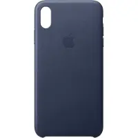 Apple Takakansi matkapuhelimelle nahka iPhone Xs Max Keskiyön sininen