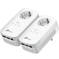 TP-LINK TL-PA8030P KIT - Starter Kit - verkkovirtasovitin - GigE, HomePlug AV (HPAV), HomePlug AV (HPAV) 2.0 - seinään asennettava