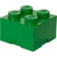 LEGO Storage Brick 4 säilytyslaatikko, vihreä