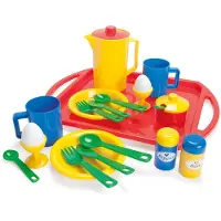 Dantoy Breakfast Set On Tray In Net 23 Pcs - Multi/patterned - ONE SIZE