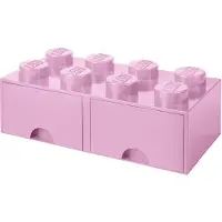 LEGO Säilytyslaatikko 8, Vaaleanpunainen