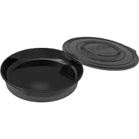 Twistshake Plate lautanen kannella +6kk - Black