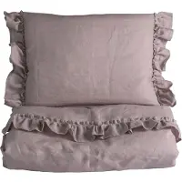 NG Baby Vuodevaatesetti pellava röyhelö rattaat/kehto Dusty Pink One Size Pojat, Tytöt
