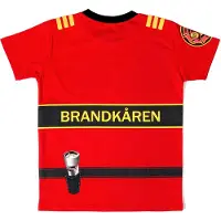 Adlibris T-Shirt Brandman Strl. S : Model - Large (7-9år 140cl)