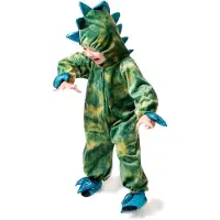 Den Goda Fen Dinosaur Costume - Green - 110